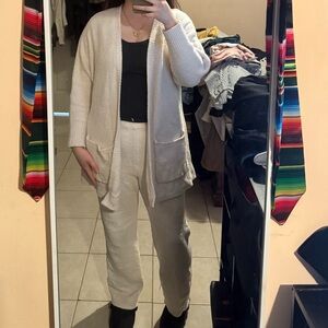 Sincerely Jules Cream Textured Knit